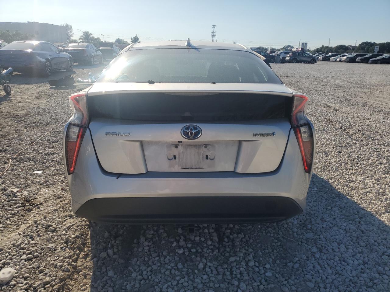 2018 Toyota Prius VIN JTDKBRFU1J3063187 Copart auction photo, side / front end damage thumbnail 6