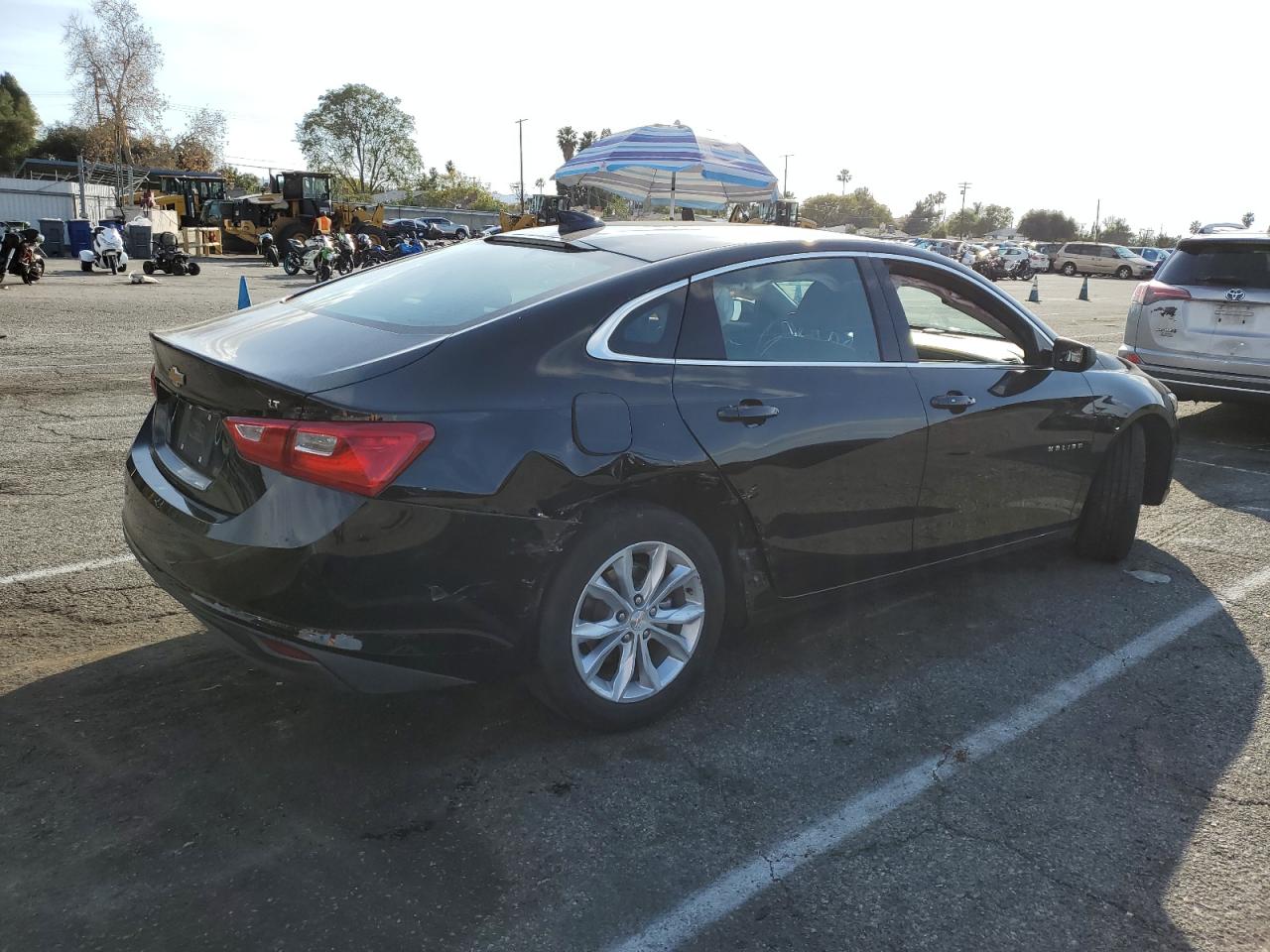 2023 Chevrolet Malibu VIN 1G1ZD5ST3PF202752 Copart auction photo, side / minor dent/scratches damage thumbnail 3