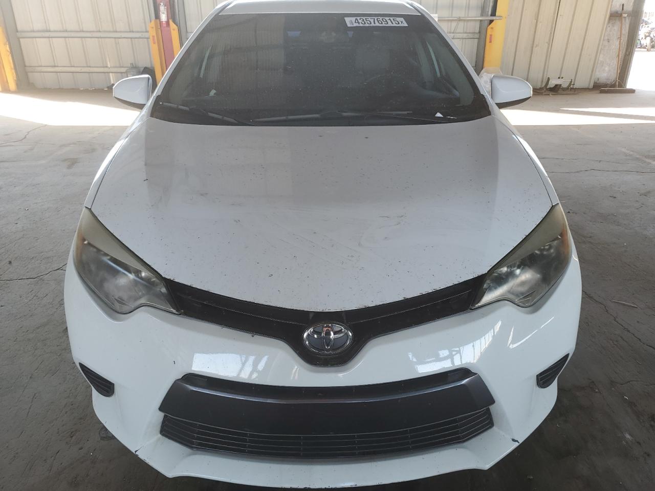 2016 Toyota Corolla VIN 2T1BURHE1GC695414 Copart auction photo, rear end damage thumbnail 5
