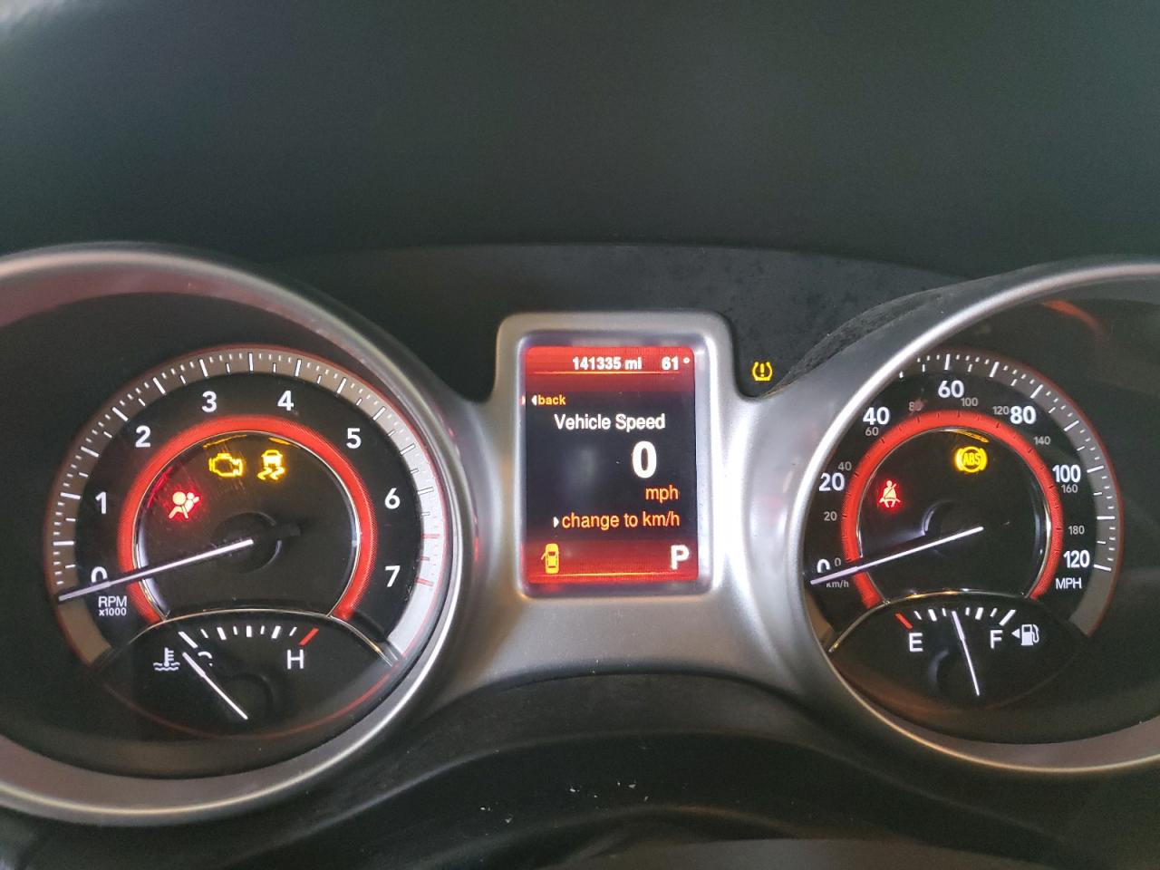 2013 Dodge Journey VIN 3C4PDCBG4DT623810 Copart auction photo, mechanical / minor dent/scratches damage thumbnail 9