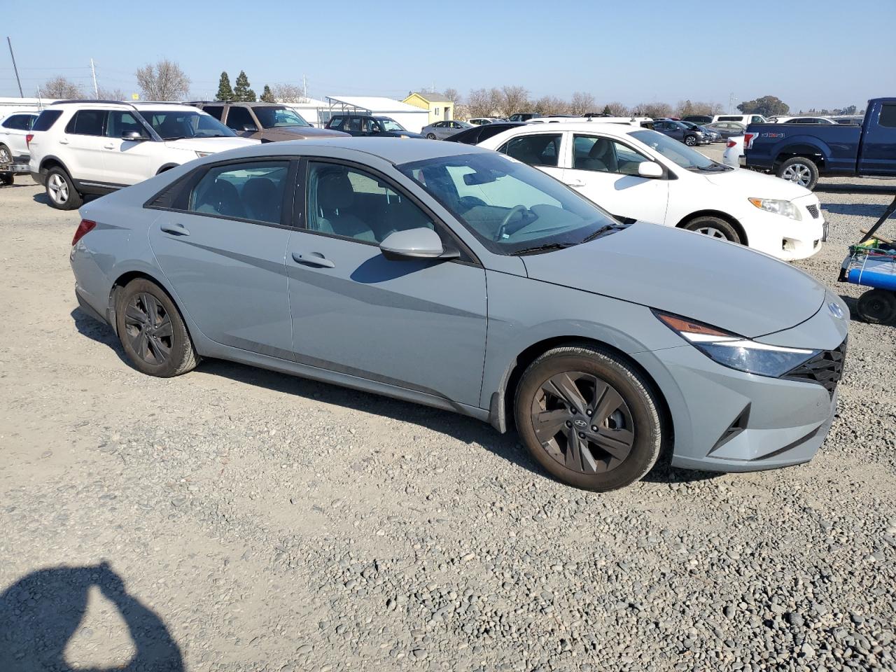 2023 Hyundai Elantra VIN KMHLM4AG8PU435769 Copart auction photo, rear end / side damage thumbnail 4