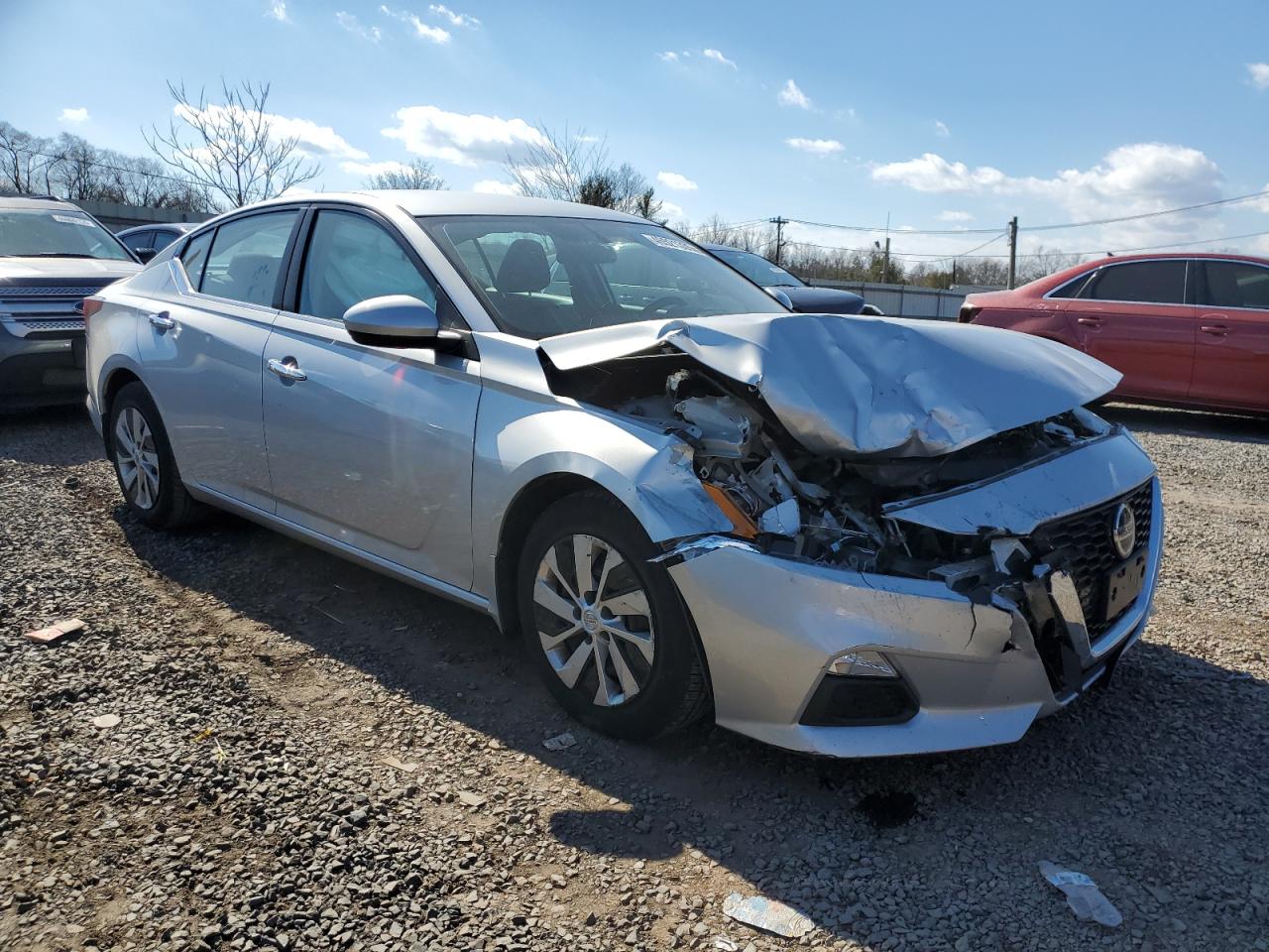 2019 Nissan Altima VIN 1N4BL4BV1KC247938 Copart auction photo, front end / side damage thumbnail 4