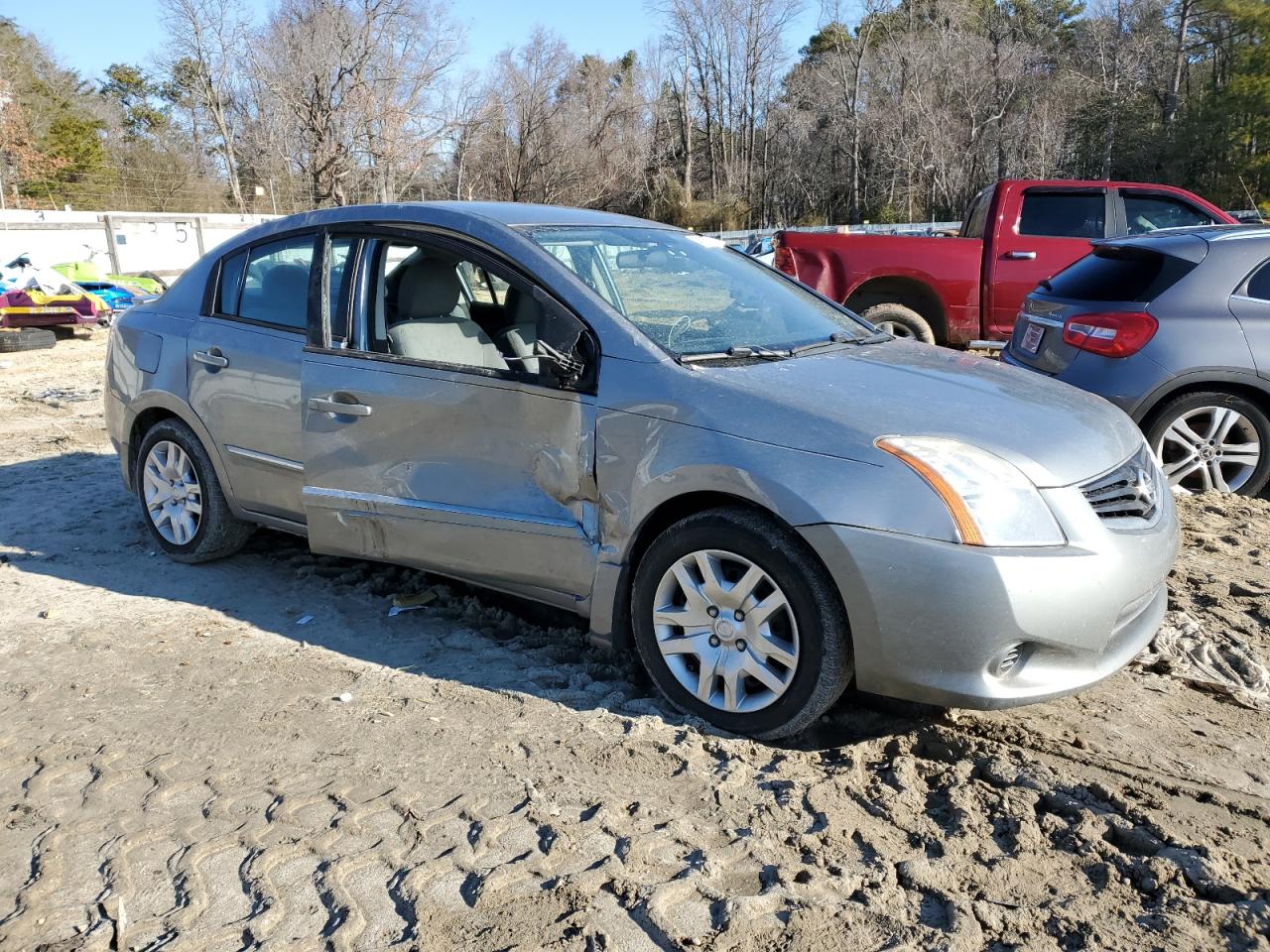 2012 Nissan Sentra VIN 3N1AB6AP5CL779385 Copart auction photo, side / minor dent/scratches damage thumbnail 4