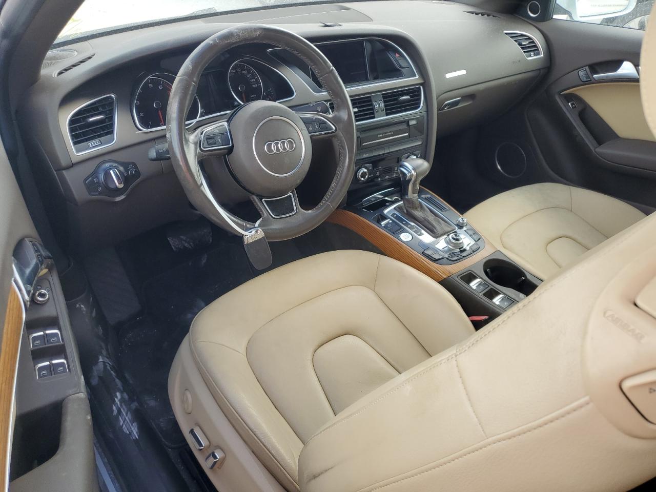 2014 Audi A5 VIN WAULFAFHXEN011111 Copart auction photo, water/flood damage thumbnail 8