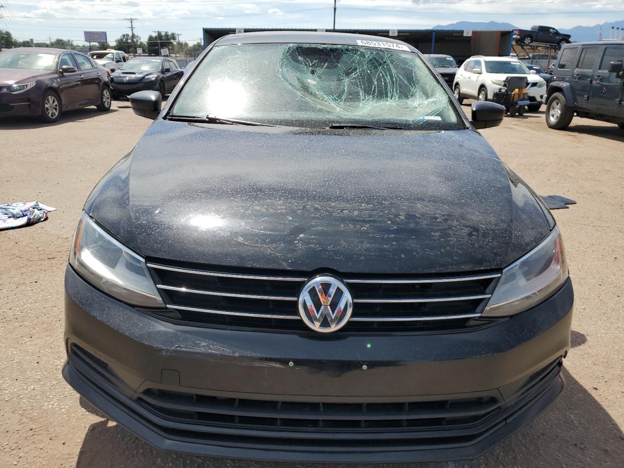 2016 Volkswagen Jetta VIN 3VW167AJ4GM395713 Copart auction photo, front end / side damage thumbnail 5