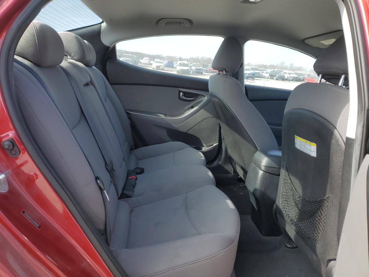 2016 Hyundai Elantra VIN 5NPDH4AE5GH698999 Copart auction photo, rear end / side damage thumbnail 10