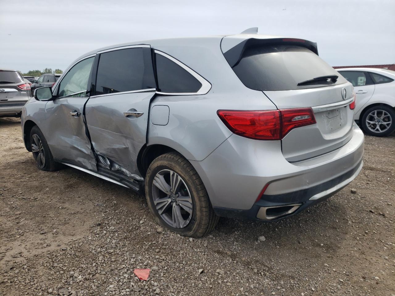2020 Acura MDX VIN 5J8YD4H34LL023475 Copart auction photo, side damage thumbnail 2