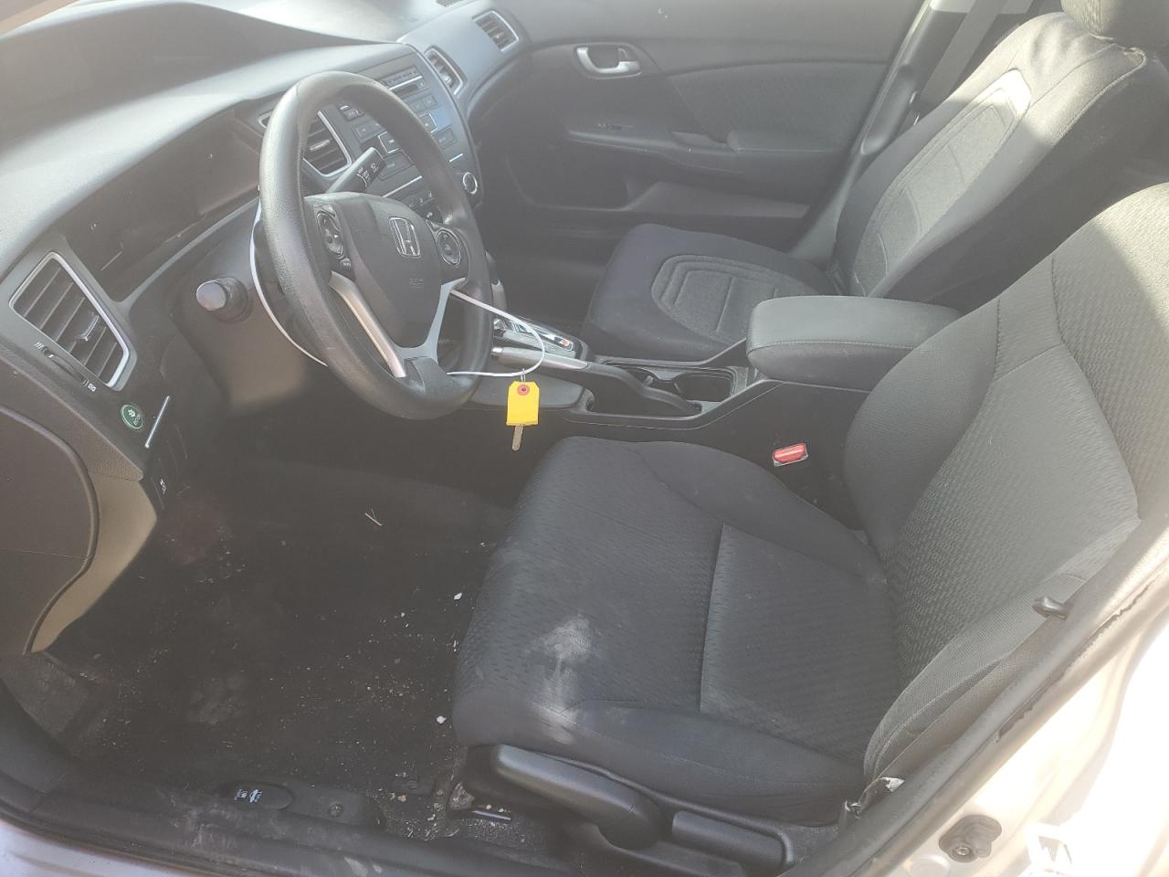 2015 Honda Civic VIN 19XFB2F58FE201776 Copart auction photo, front end / side damage thumbnail 7