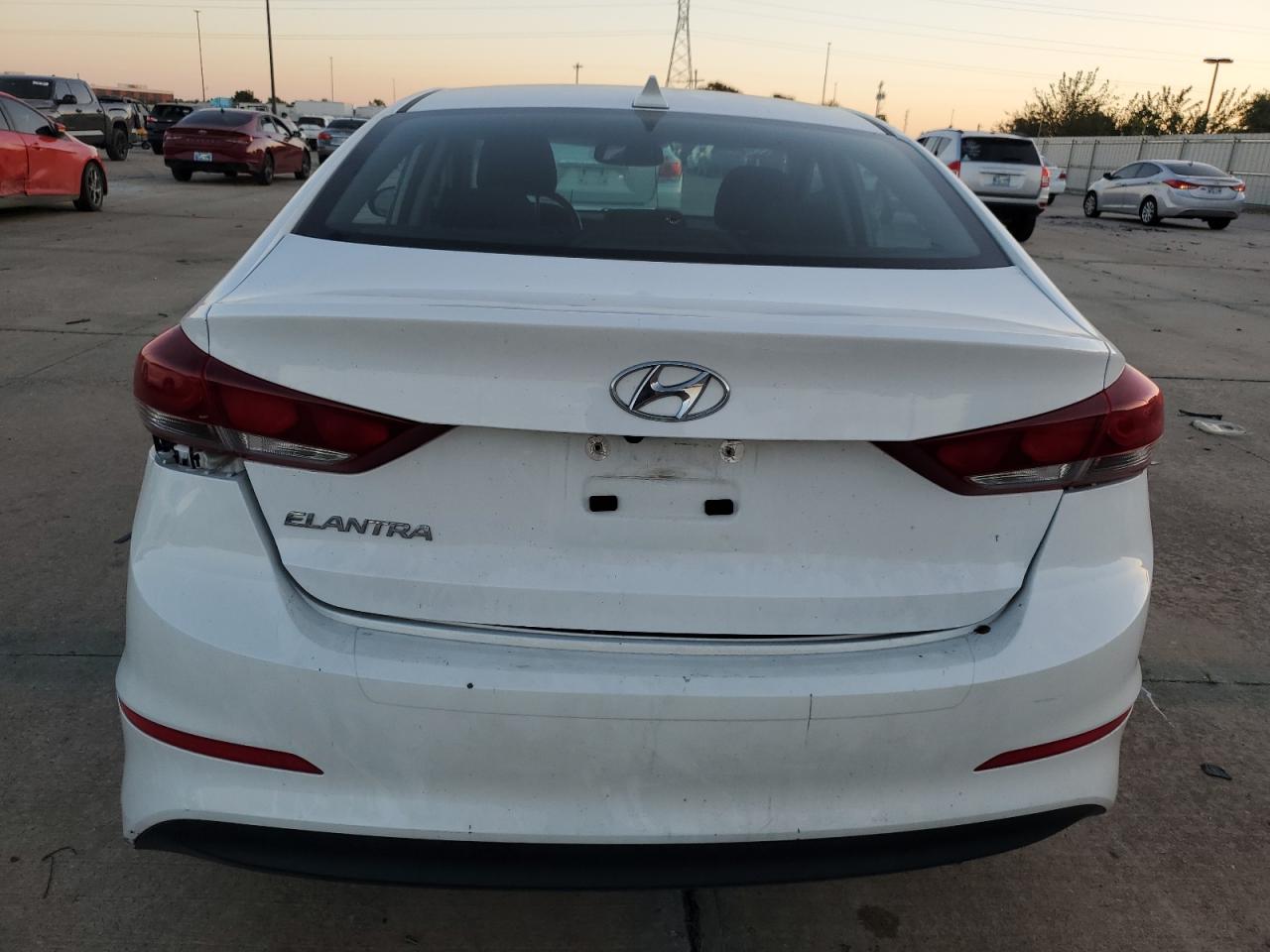 2017 Hyundai Elantra VIN 5NPD84LF5HH158026 Copart auction photo, side / rear end damage thumbnail 6