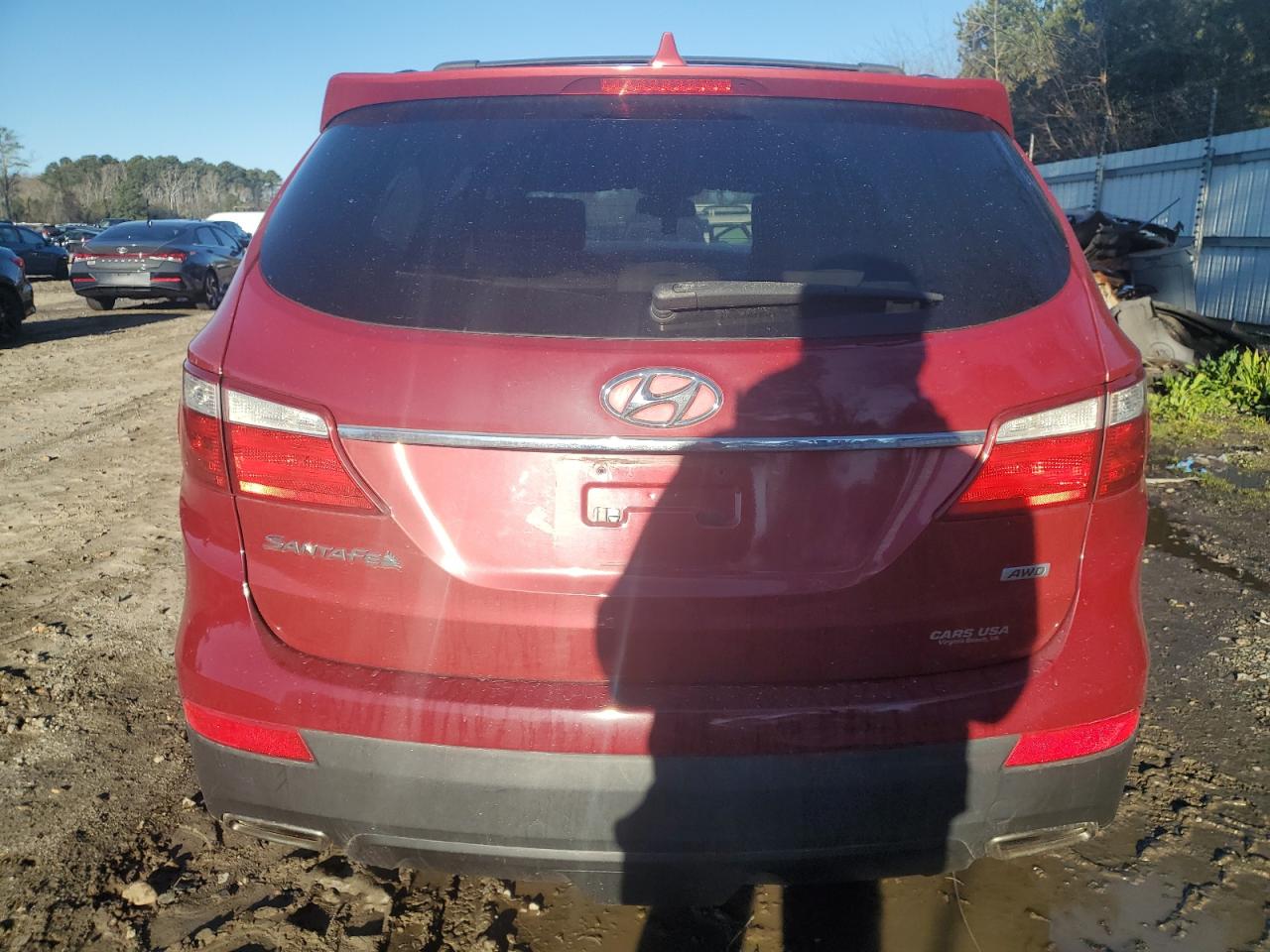 2013 Hyundai Santa Fe VIN KM8SMDHF1DU004582 Copart auction photo, front end / minor dent/scratches damage thumbnail 6
