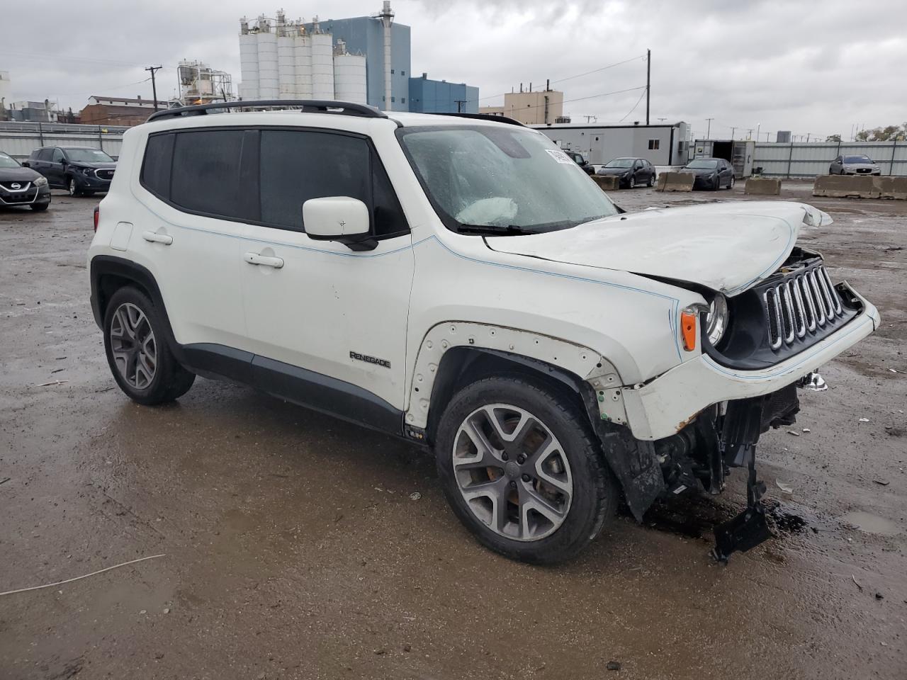 2015 Jeep Renegade VIN ZACCJABT8FPB44051 Copart auction photo, front end / side damage thumbnail 4