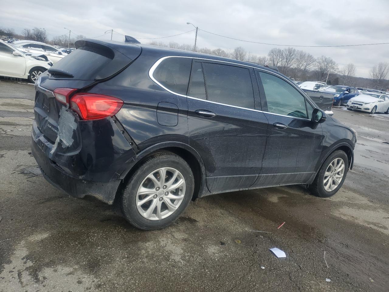 2020 Buick Envision VIN LRBFXBSA7LD156183 Copart auction photo, front end / rear end damage thumbnail 3