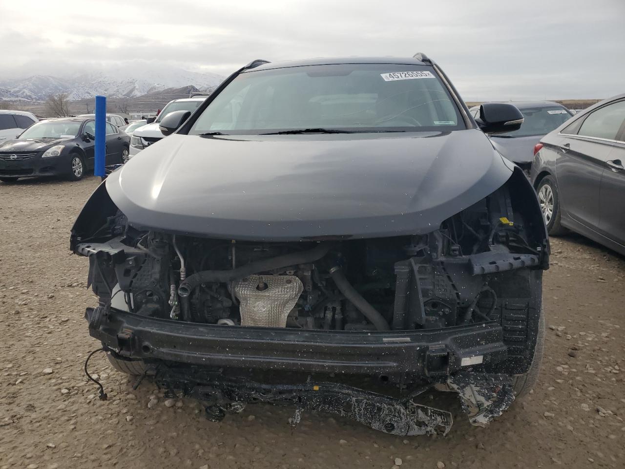 2014 Hyundai Santa Fe VIN KM8SNDHF3EU039770 Copart auction photo, front end damage thumbnail 5