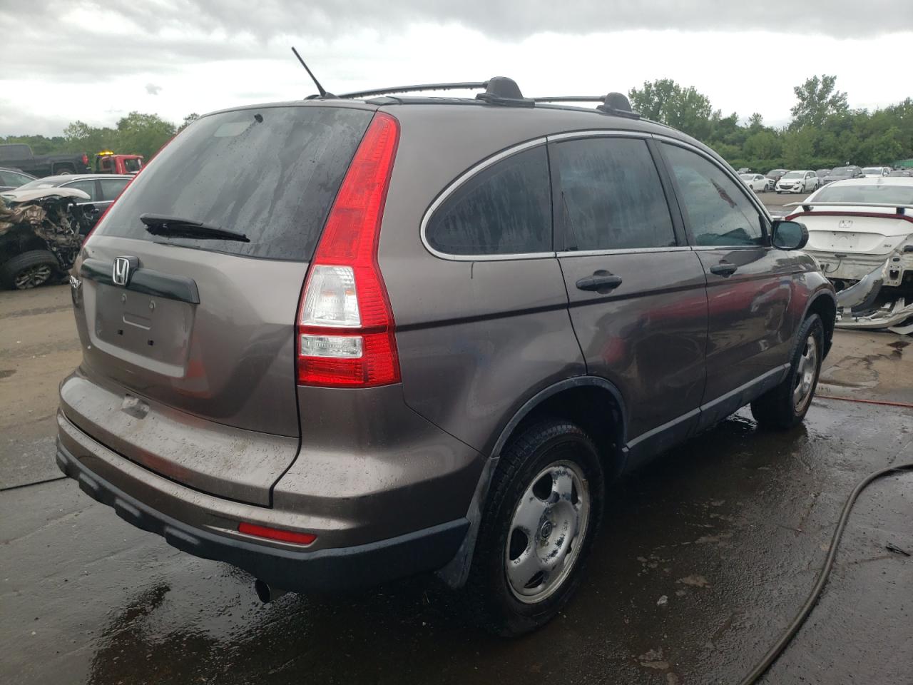 2010 Honda CR-V VIN 5J6RE3H37AL031569 Copart auction photo, all over damage thumbnail 3