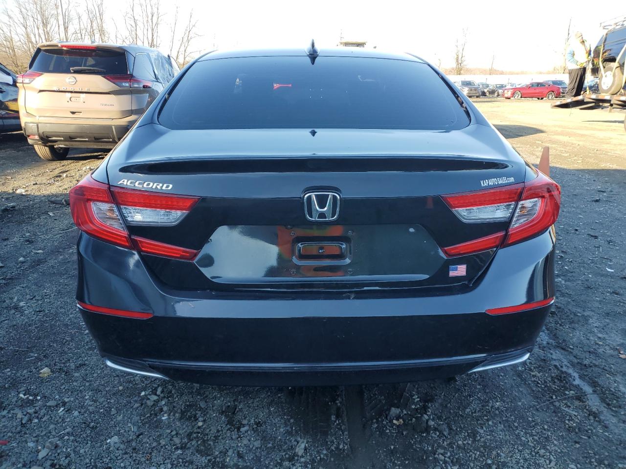 2019 Honda Accord VIN 1HGCV1F18KA155219 Copart auction photo, side / undercarriage damage thumbnail 6