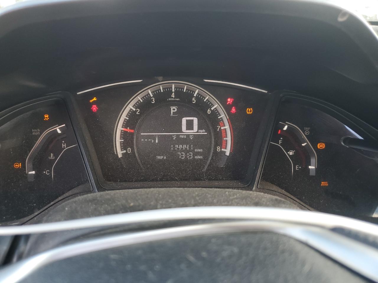 2017 Honda Civic VIN 19XFC2F5XHE044980 Copart auction photo, front end damage thumbnail 9