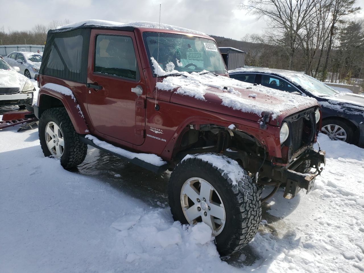 2009 Jeep Wrangler VIN 1J4FA54159L789906 Copart auction photo, front end / undercarriage damage thumbnail 4