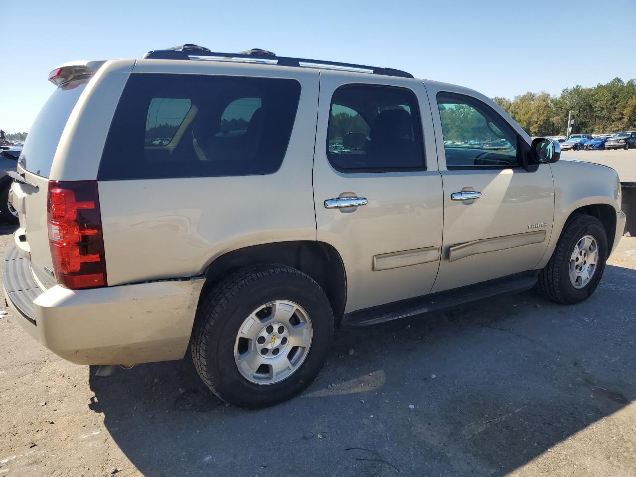 2011 Chevrolet Tahoe VIN 1GNSCAE0XBR108744 Copart auction photo, rear end damage thumbnail 3