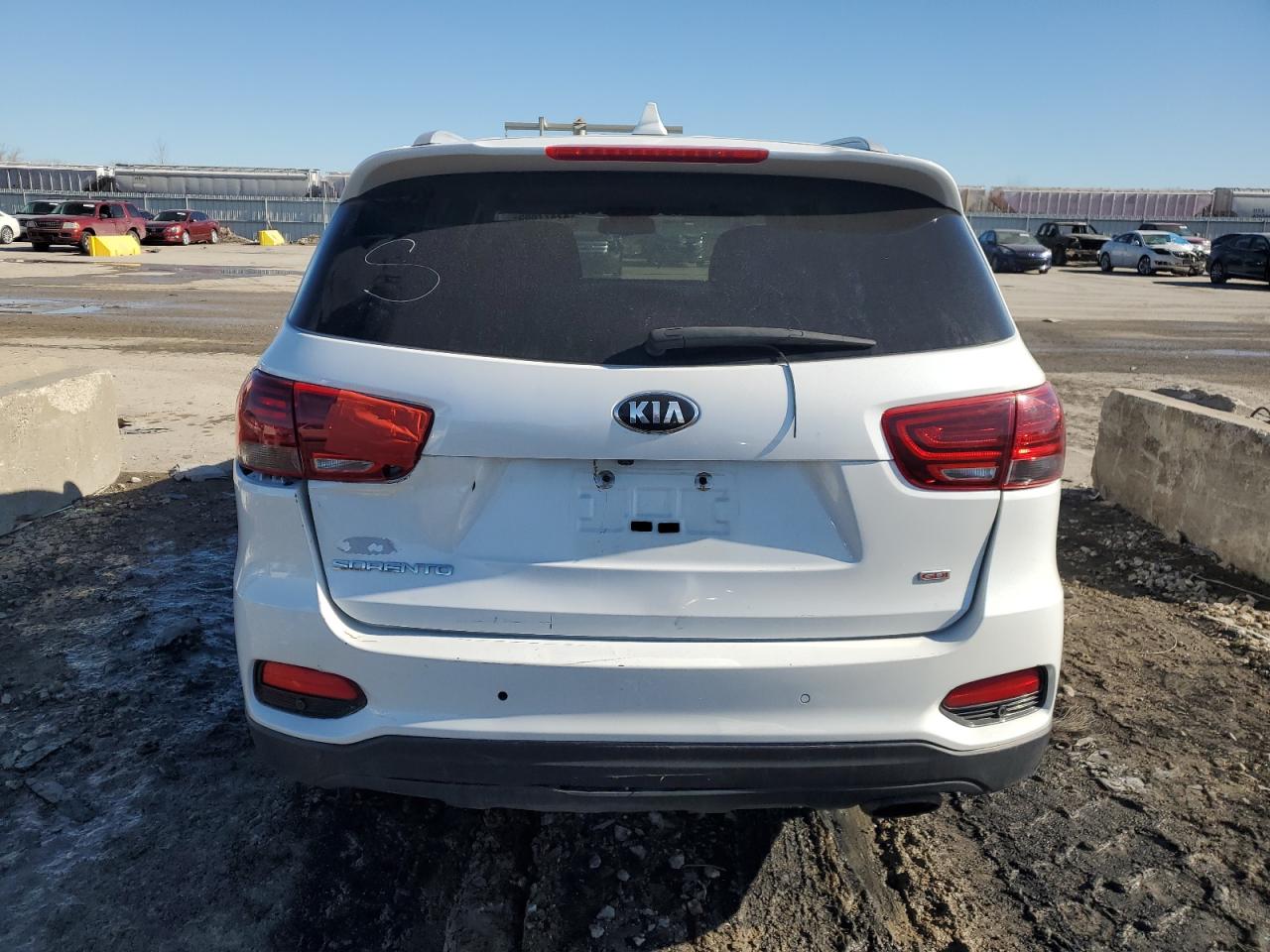 2019 KIA Sorento VIN 5XYPG4A39KG480420 Copart auction photo, front end damage thumbnail 6