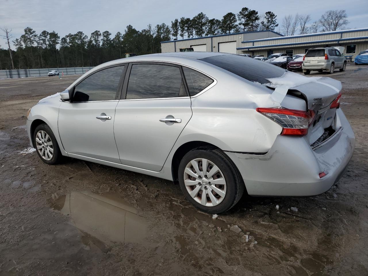 2013 Nissan Sentra VIN 3N1AB7AP4DL691371 Copart auction photo, rear end / front end damage thumbnail 2
