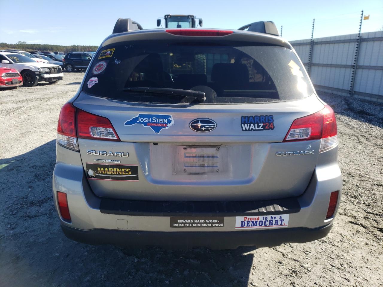 2010 Subaru Outback VIN 4S4BRCLC7A3381279 Copart auction photo, side damage thumbnail 6
