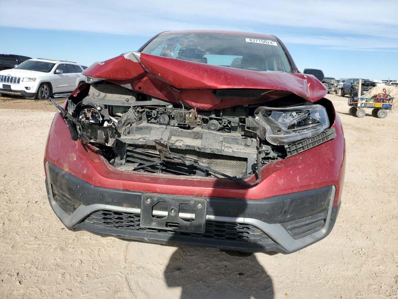 2020 Honda CR-V VIN 2HKRW2H25LH663336 Copart auction photo, front end / minor dent/scratches damage thumbnail 5