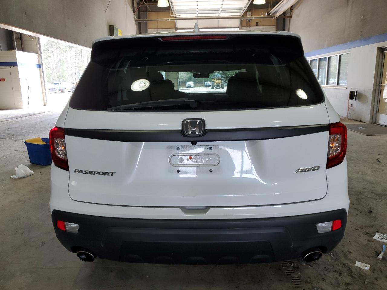 2021 Honda Passport VIN 5FNYF8H51MB021849 Copart auction photo, top/roof damage thumbnail 6