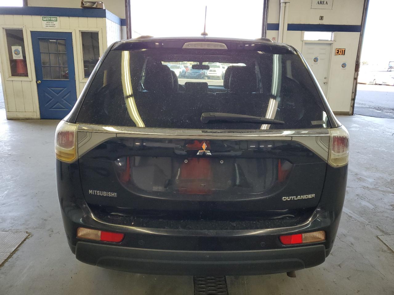 2014 Mitsubishi Outlander VIN JA4AZ3A30EZ018774 Copart auction photo, side / front end damage thumbnail 6