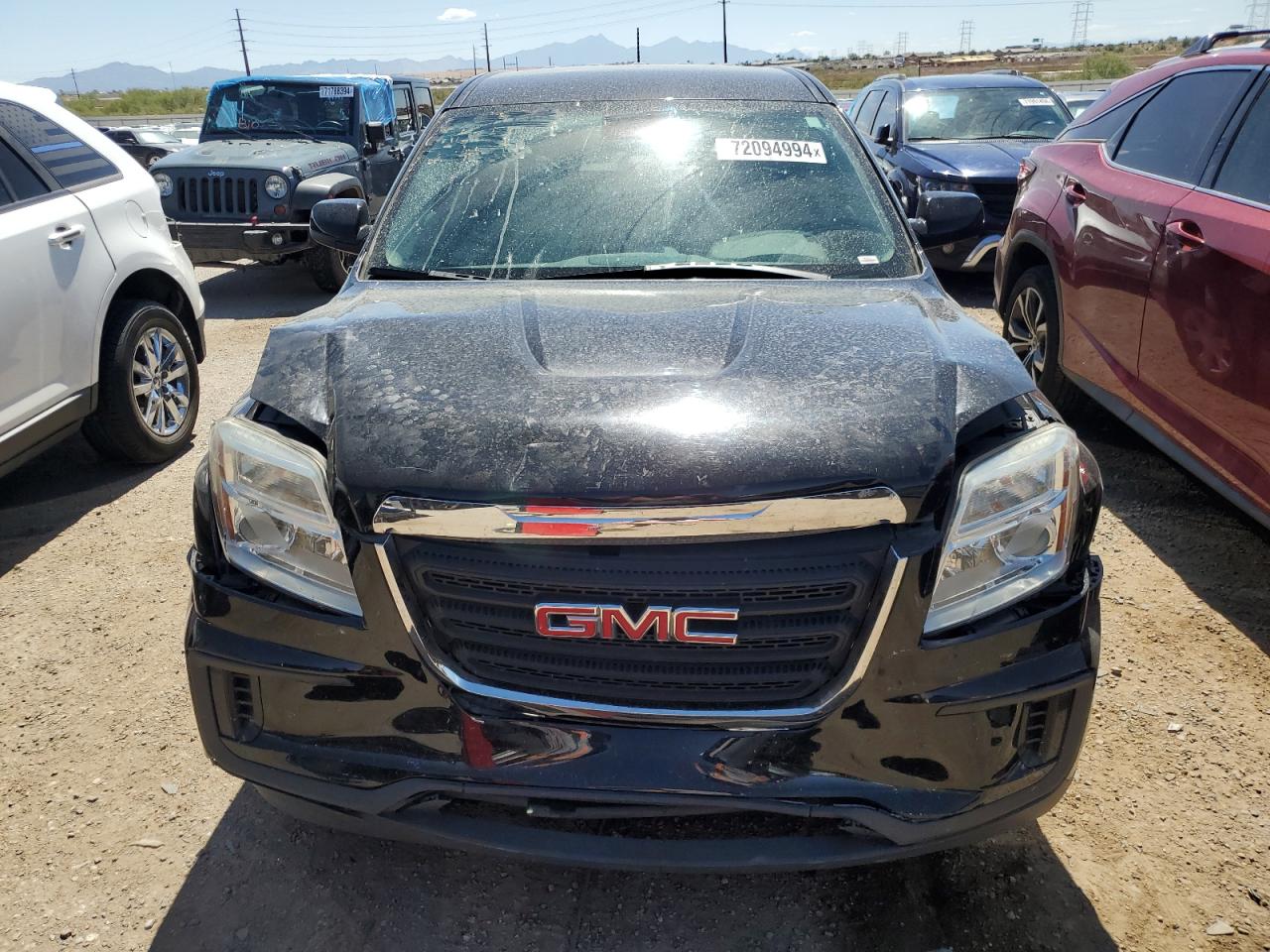 2017 GMC Terrain VIN 2GKALMEK8H6169140 Copart auction photo, front end damage thumbnail 5