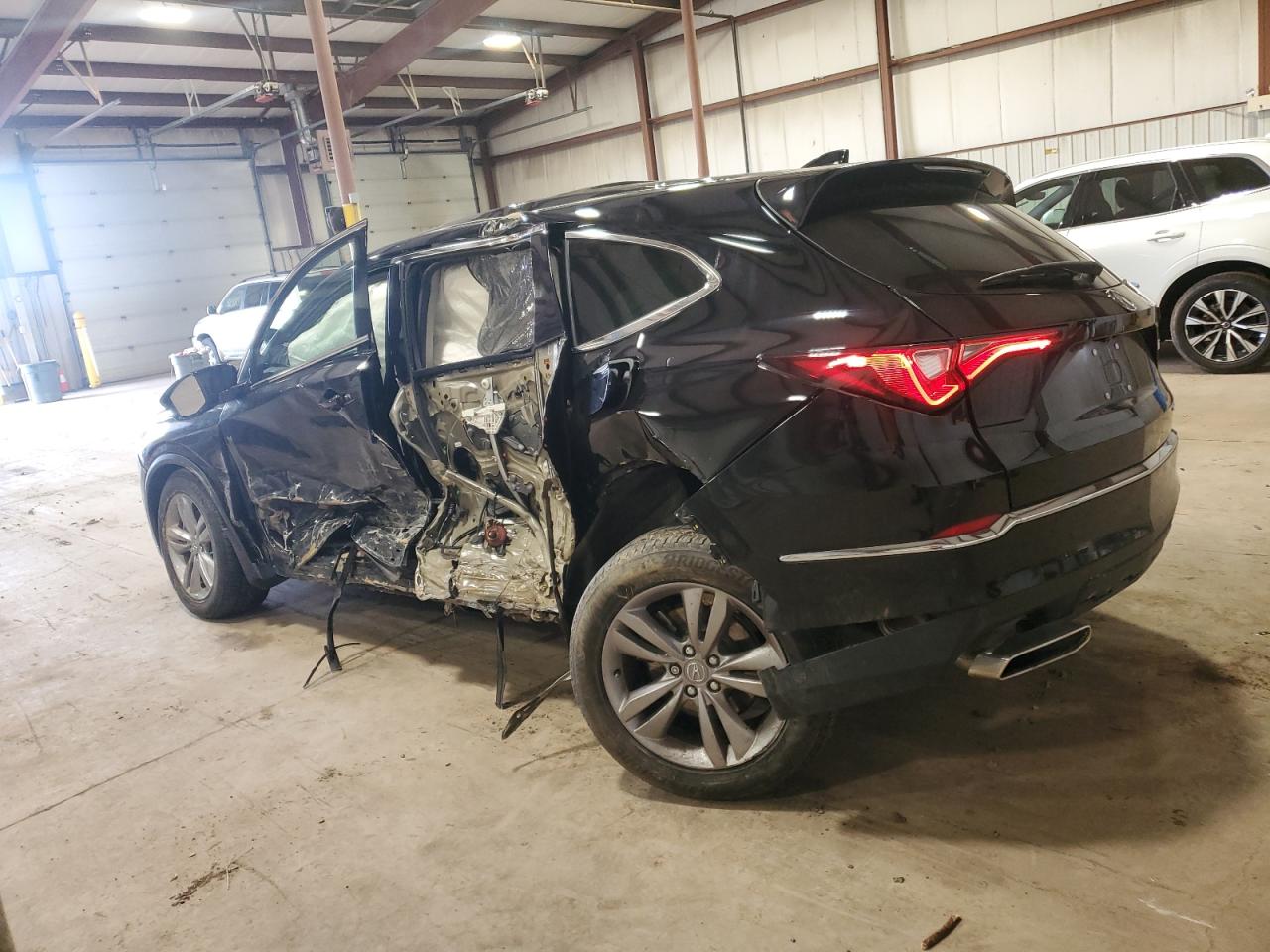 2023 Acura MDX VIN 5J8YE1H37PL018059 Copart auction photo, side / rear end damage thumbnail 2