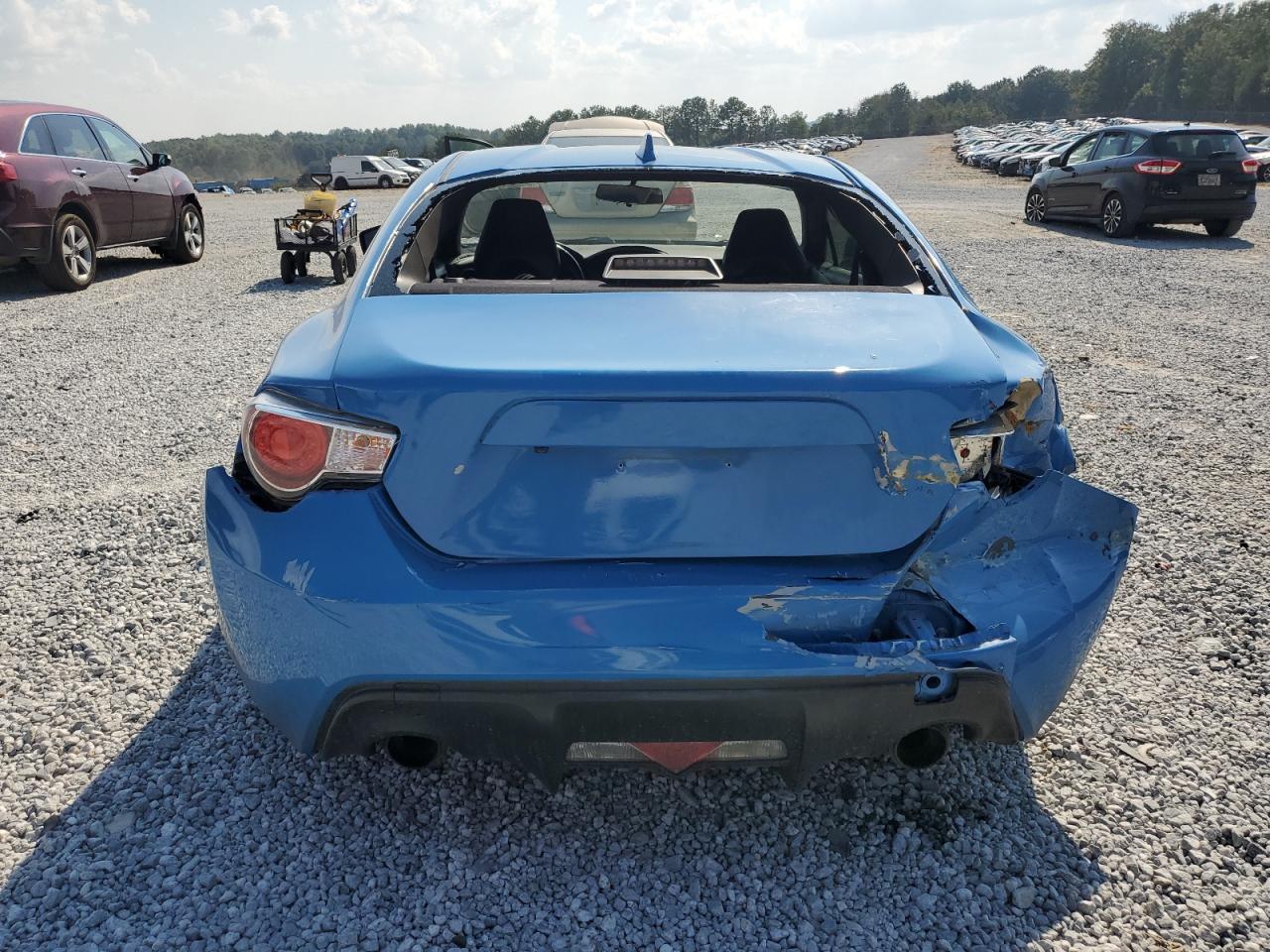 2016 Subaru BRZ VIN JF1ZCAC12G9600605 Copart auction photo, rear end / mechanical damage thumbnail 6