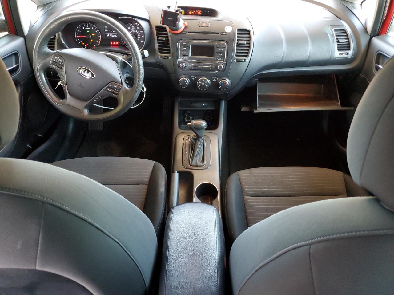 2014 KIA Forte VIN KNAFX4A62E5097189 Copart auction photo, front end / side damage thumbnail 8