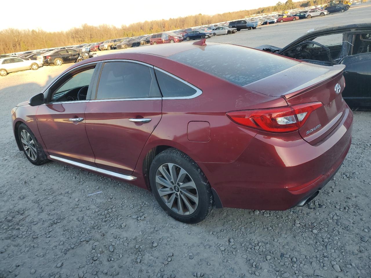 2016 Hyundai Sonata VIN 5NPE34AF2GH312387 Copart auction photo, normal wear / minor dent/scratches damage thumbnail 2