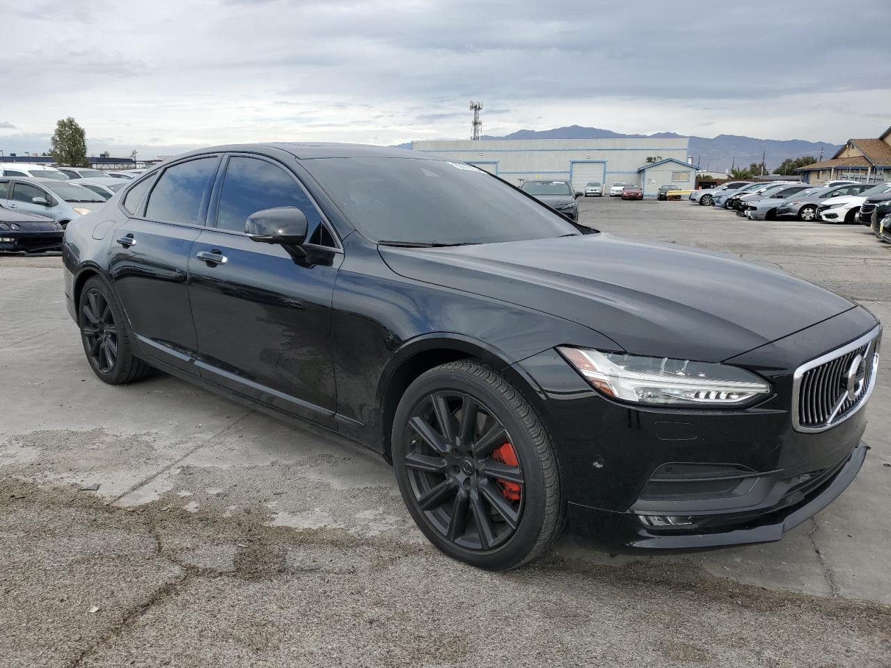 2017 Volvo S90 VIN YV1A22ML4H1011422 Copart auction photo, rear end / side damage thumbnail 4