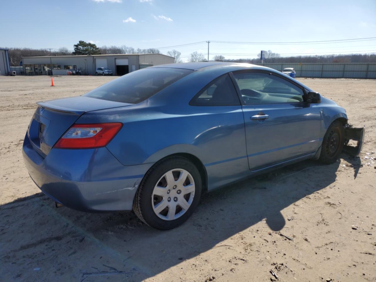 2011 Honda Civic VIN 2HGFG1B66BH512035 Copart auction photo, front end / side damage thumbnail 3