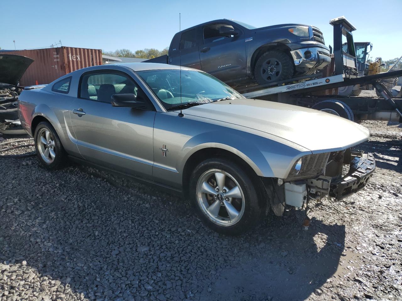 2008 Ford Mustang VIN 1ZVHT80N285149543 Copart auction photo, front end damage thumbnail 4