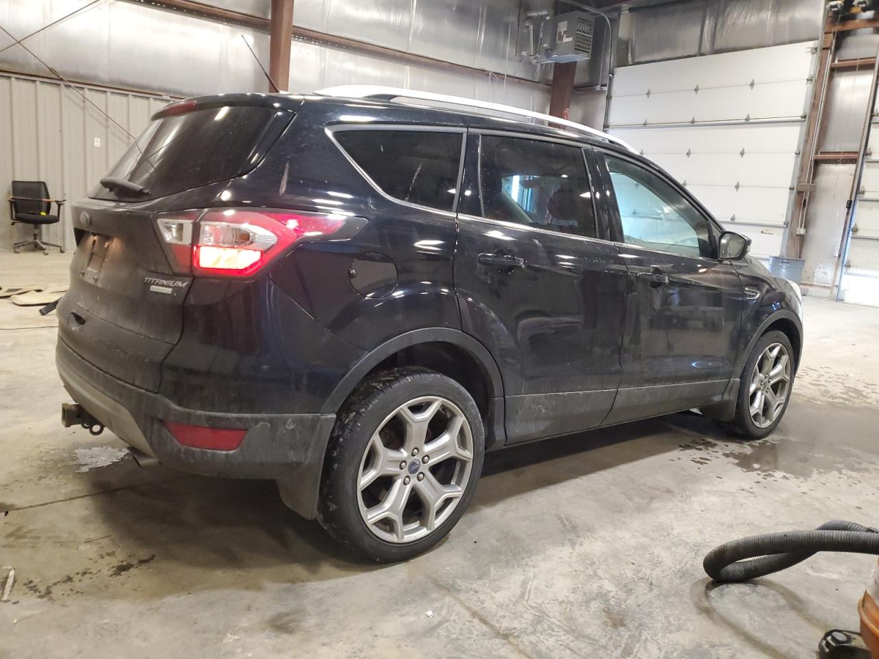 2017 Ford Escape VIN 1FMCU0J97HUA47007 Copart auction photo, undercarriage damage thumbnail 3