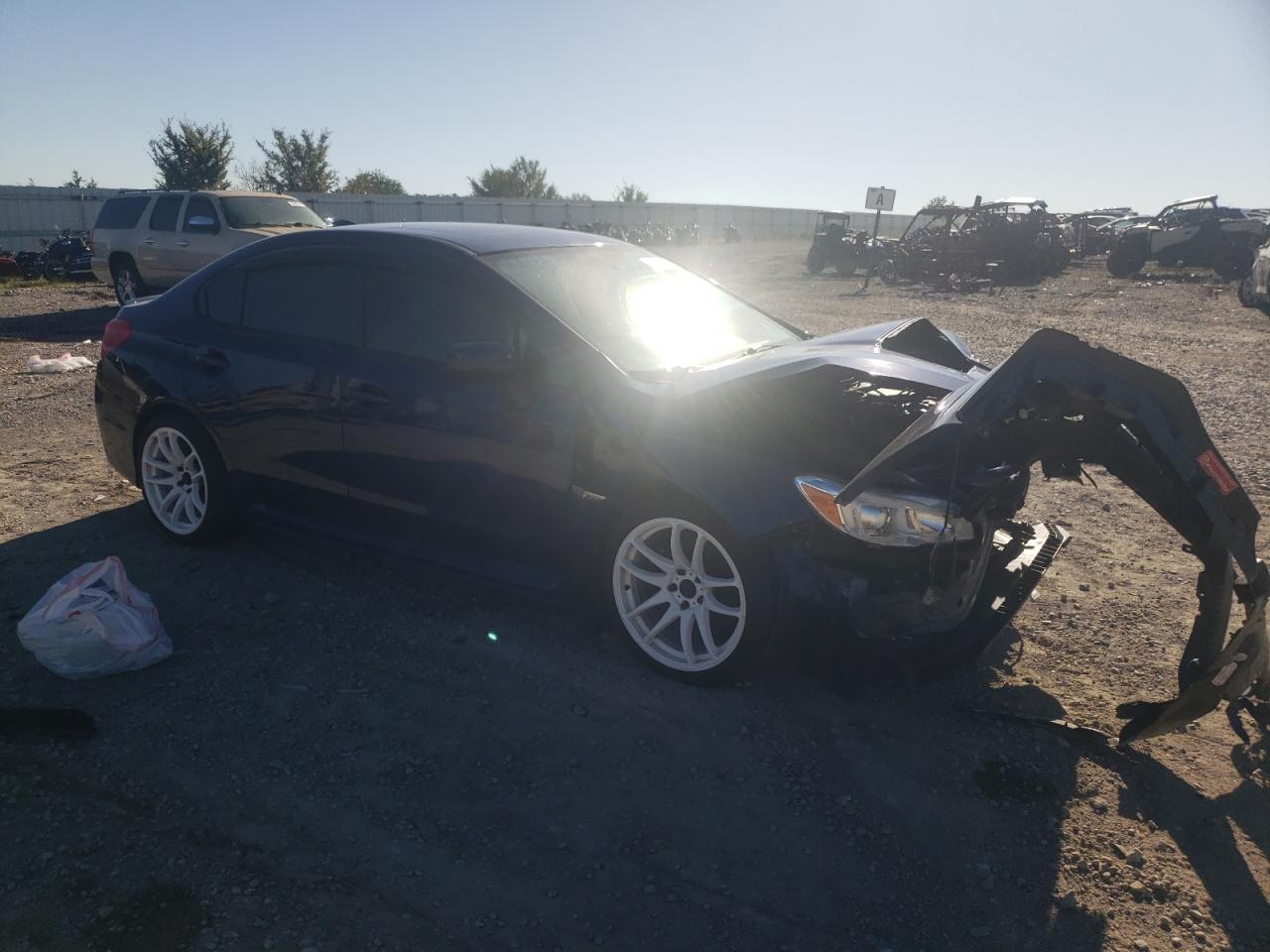 2017 Subaru WRX VIN JF1VA1E65H9820173 Copart auction photo, front end damage thumbnail 4