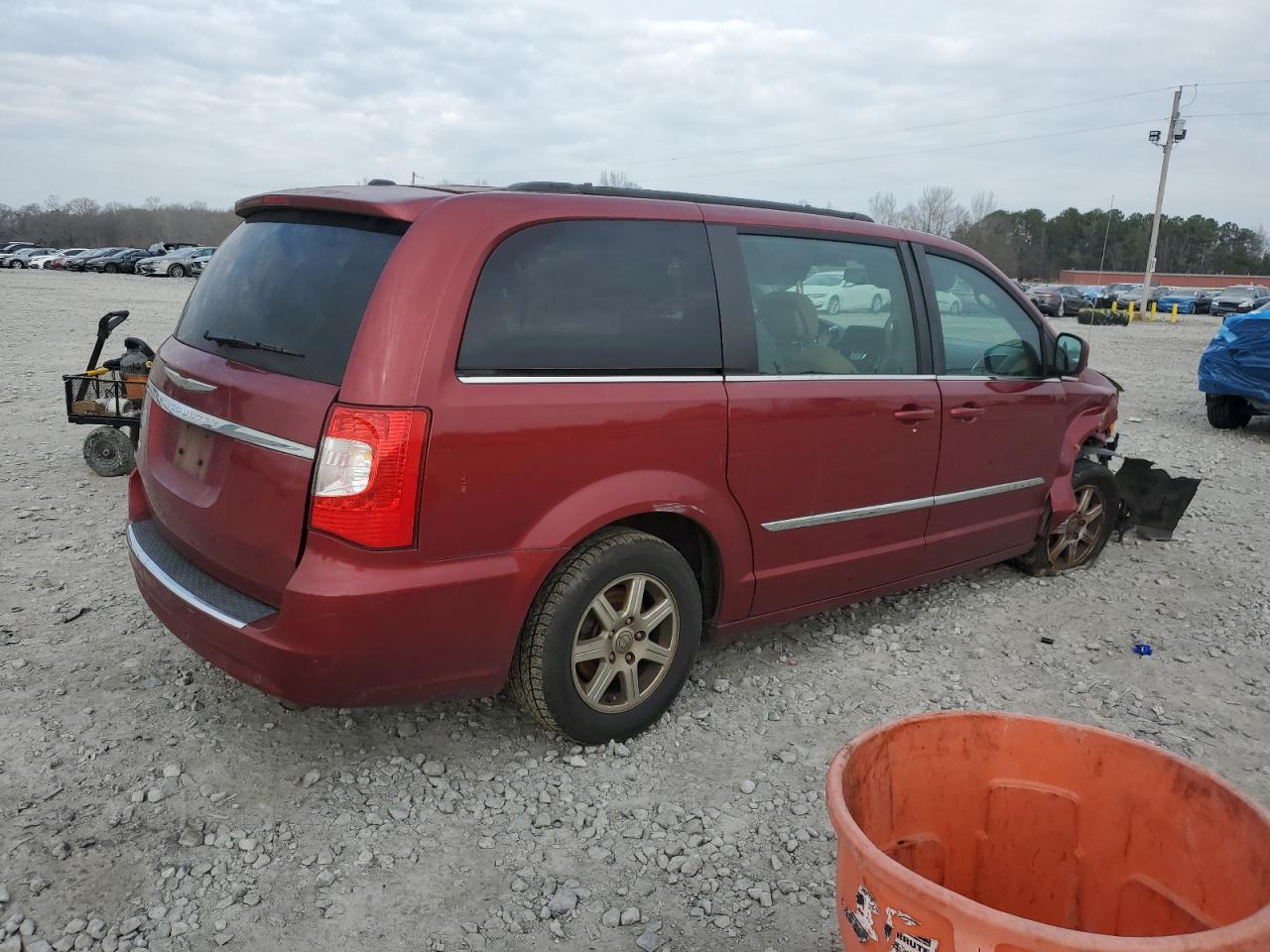 2012 Chrysler Town & Country VIN 2C4RC1BG0CR106697 Copart auction photo, front end damage thumbnail 3