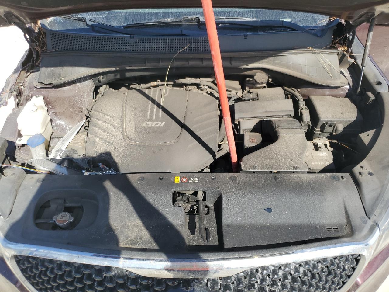 2018 KIA Sorento VIN 5XYPH4A55JG423564 Copart auction photo, front end / side damage thumbnail 13