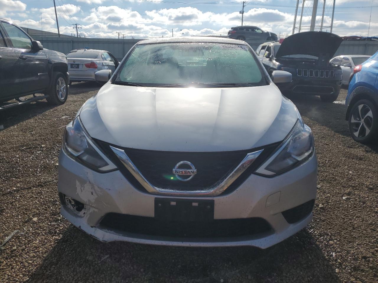 2017 Nissan Sentra VIN 3N1AB7AP9HL693879 Copart auction photo, rear end damage thumbnail 5