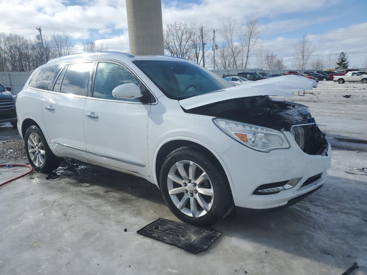 2017 Buick Enclave VIN 5GAKRCKD9HJ236542 Copart auction photo, front end damage thumbnail 4
