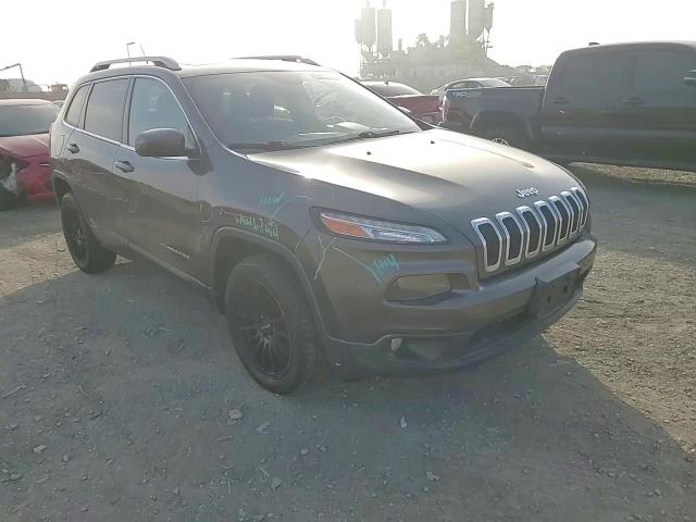 2015 Jeep Grand Cherokee VIN 1C4PJLCS8FW793709 Copart auction photo, front end / side damage thumbnail 12