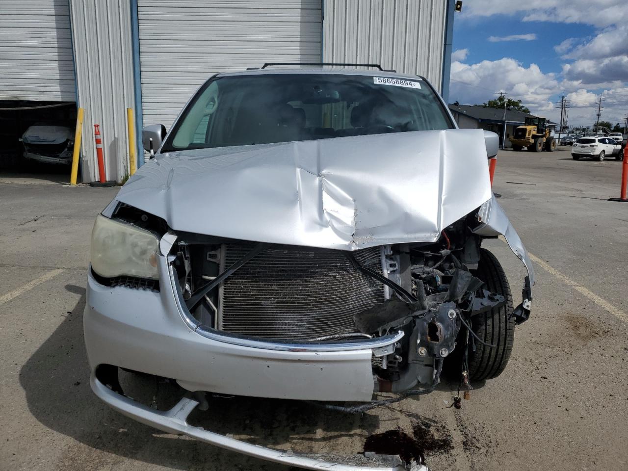 2012 Chrysler Town & Country VIN 2C4RC1BGXCR251858 Copart auction photo, front end / mechanical damage thumbnail 5