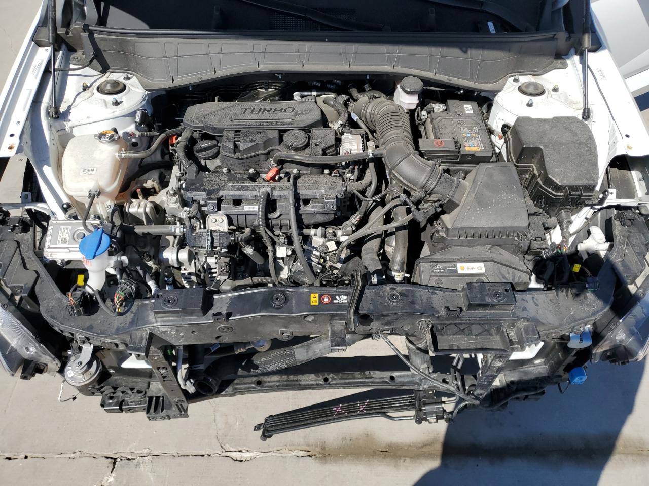 2024 Hyundai Kona VIN KM8HA3A33RU108320 Copart auction photo, stripped / front end damage thumbnail 11