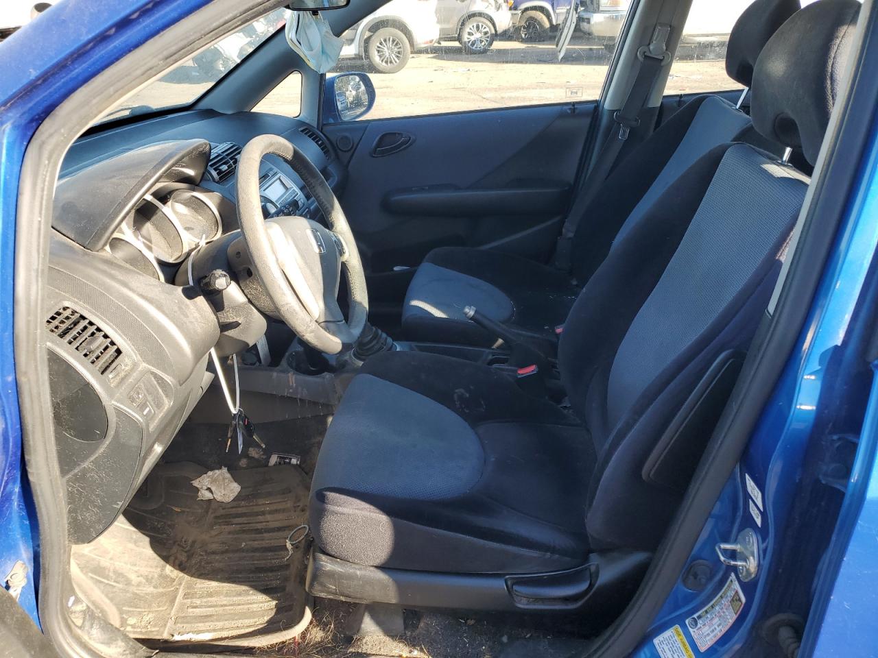 2007 Honda Fit VIN JHMGD37657S067012 Copart auction photo, rear end / front end damage thumbnail 7