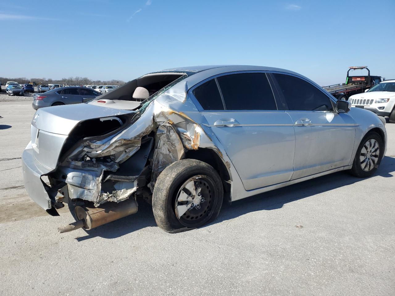2010 Honda Accord VIN 1HGCP2F30AA078443 Copart auction photo, rear end damage thumbnail 3