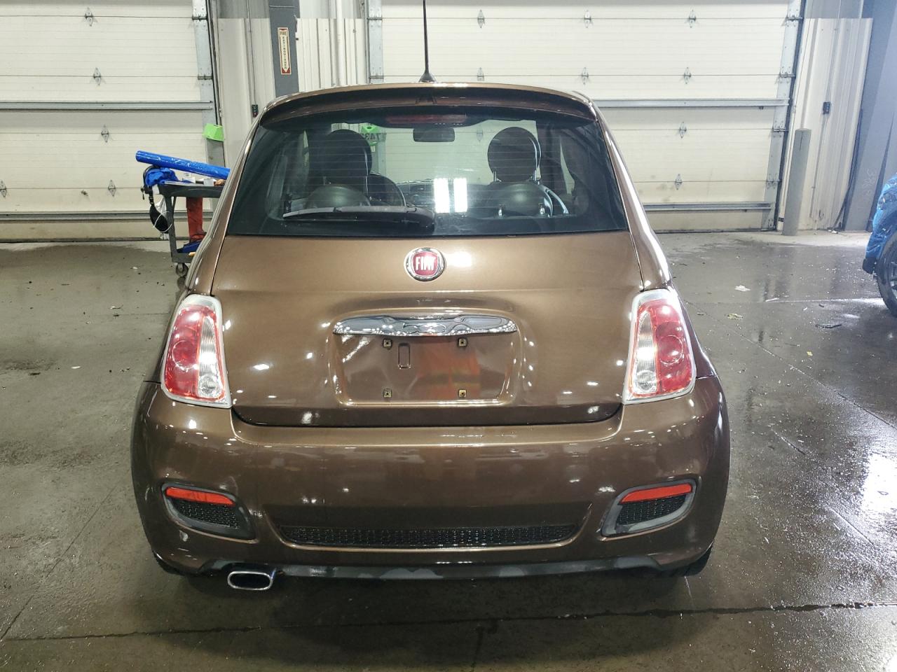 2012 Fiat 500 VIN 3C3CFFBR3CT186915 Copart auction photo, water/flood / front end damage thumbnail 6