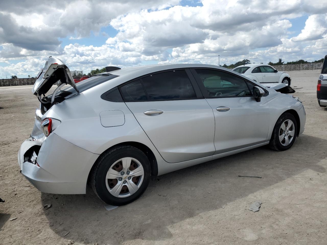 2017 Chevrolet Cruze VIN 1G1BC5SM8H7255777 Copart auction photo, rear end / front end damage thumbnail 3