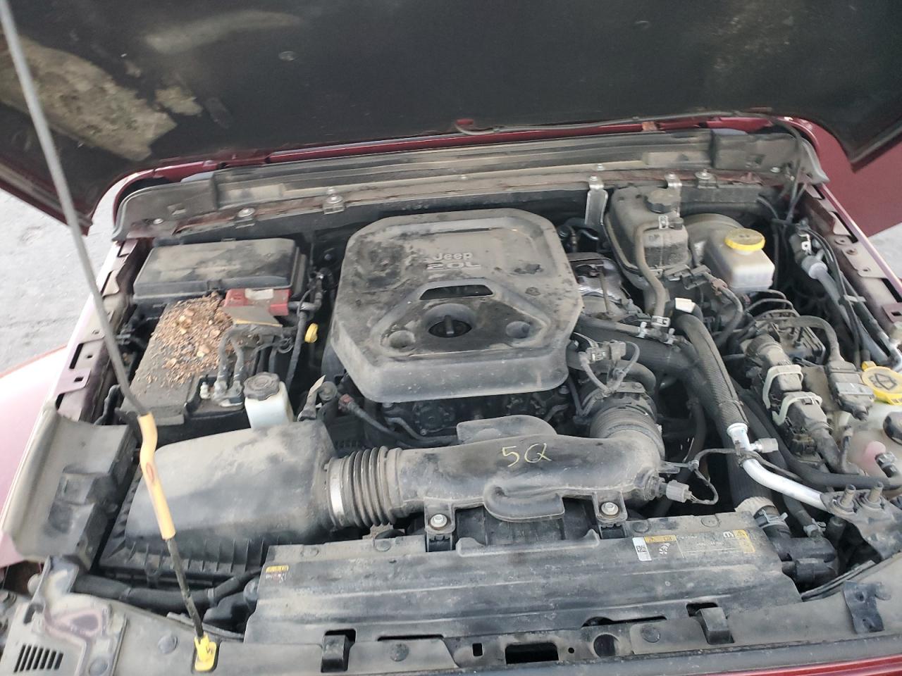 2021 Jeep Wrangler VIN 1C4HJXEN6MW626765 Copart auction photo, rear end damage thumbnail 12